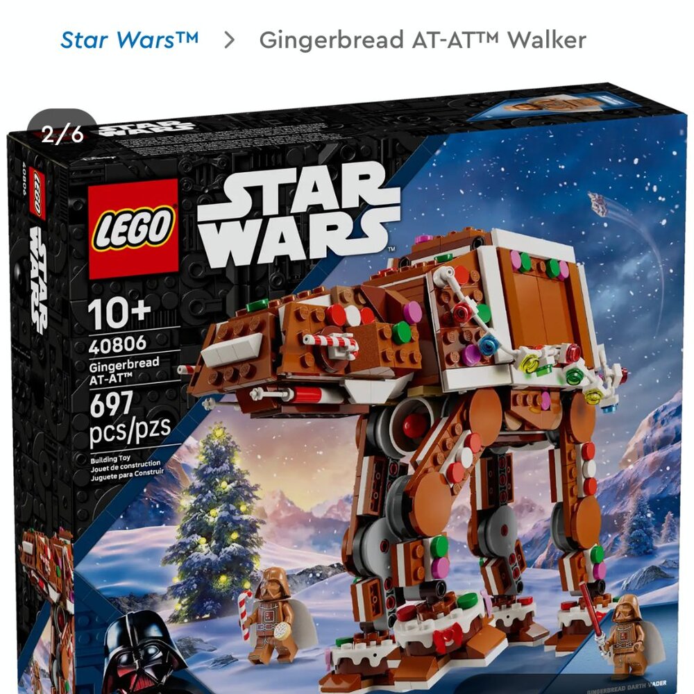 NIB NEW LEGO Gingerbread Star Wars AT-AT walker 40806